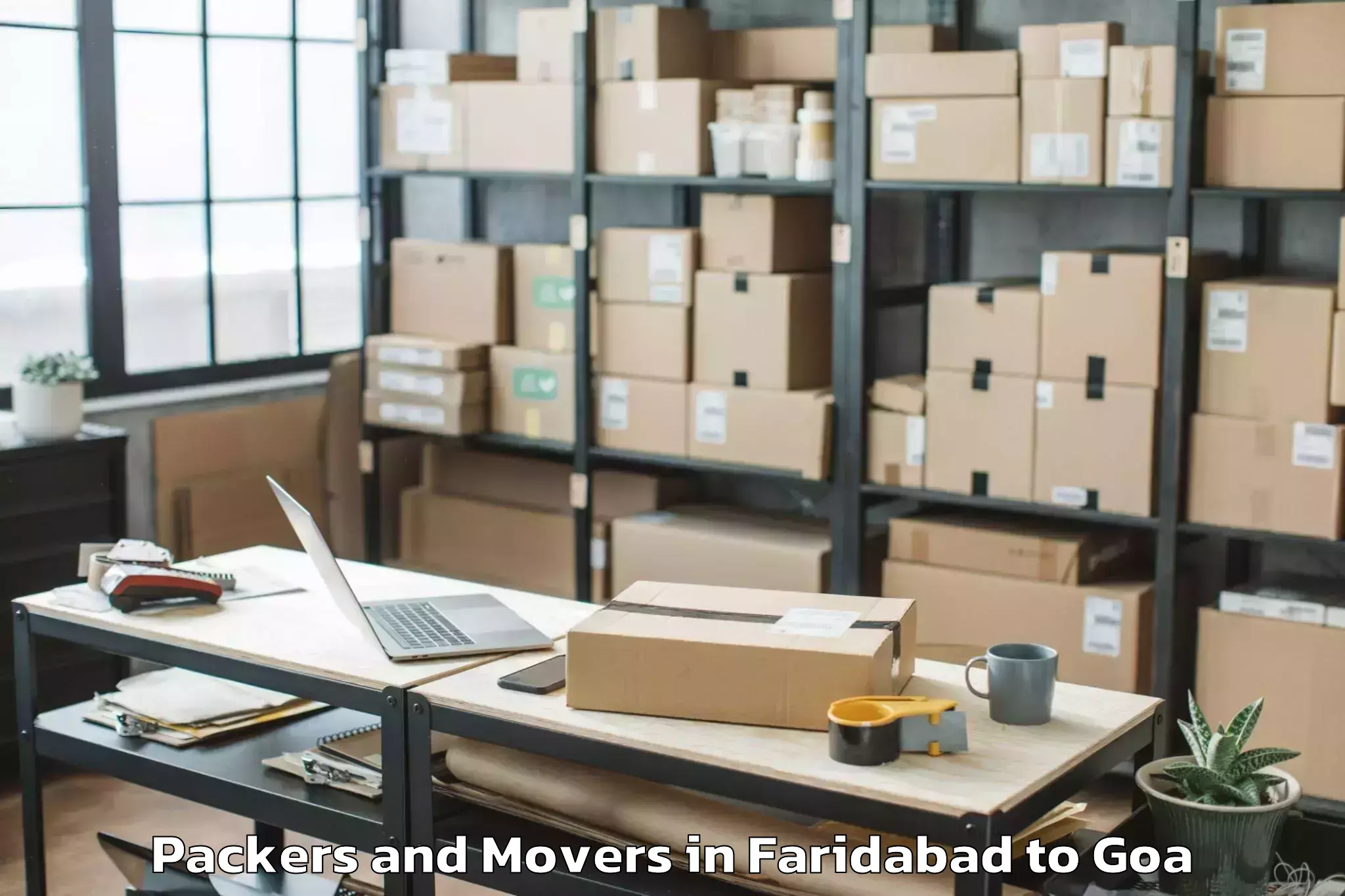 Affordable Faridabad to Aradi Socorro Packers And Movers